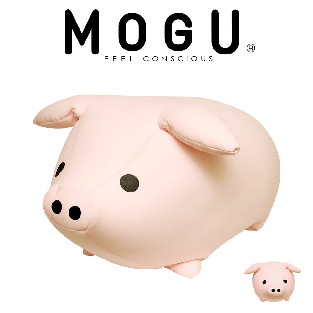 抱き枕 MOGU（モグ） もぐっちブー（ベビーピンク） 思わず抱きしめたくなる、かわいいぶたの抱き枕