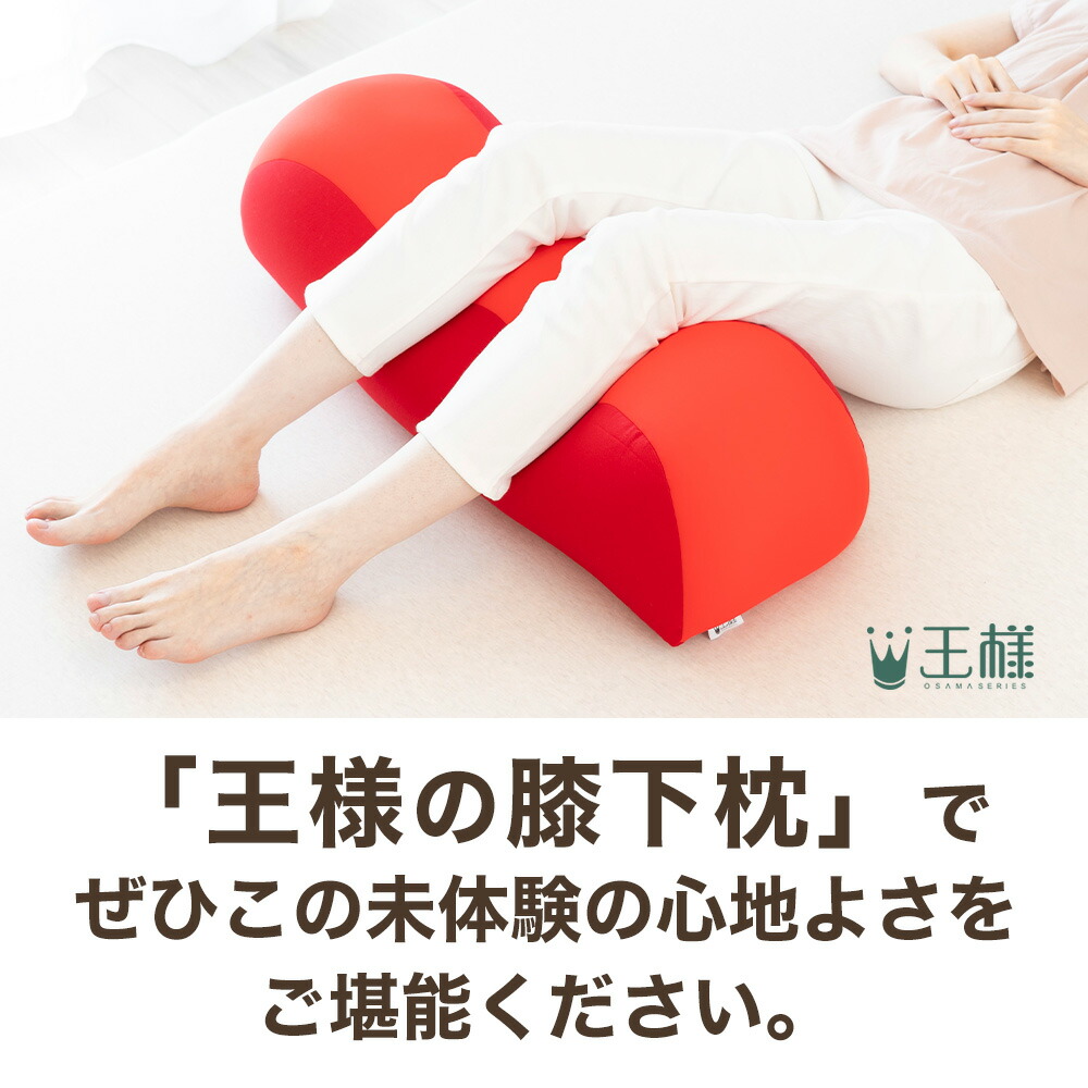 王様の膝下枕 （足をドサっと乗っけるだけで、足や腰が楽になるリラックス枕）