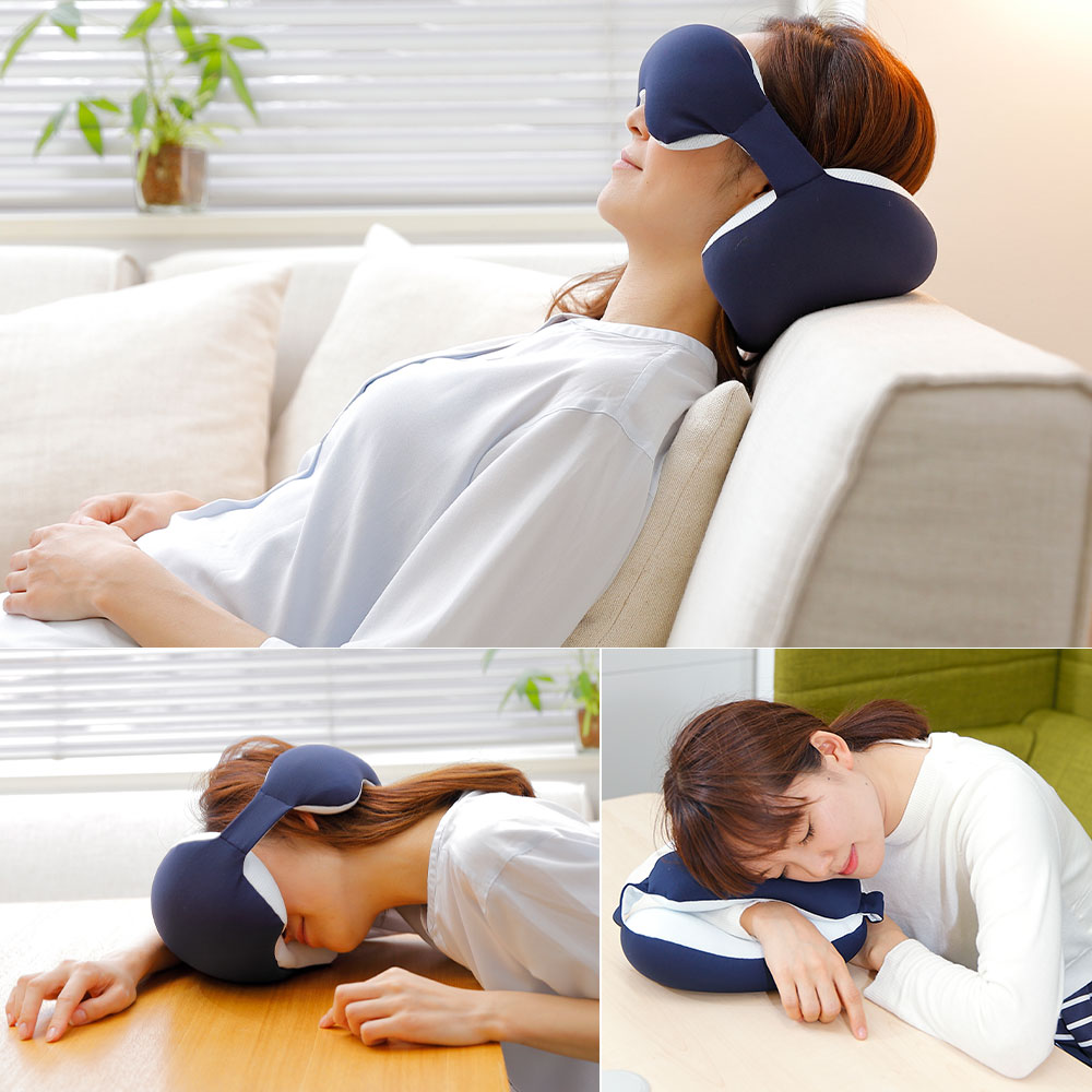王様のアイピロー 仮眠を快適にする新しいデザインのアイピロー