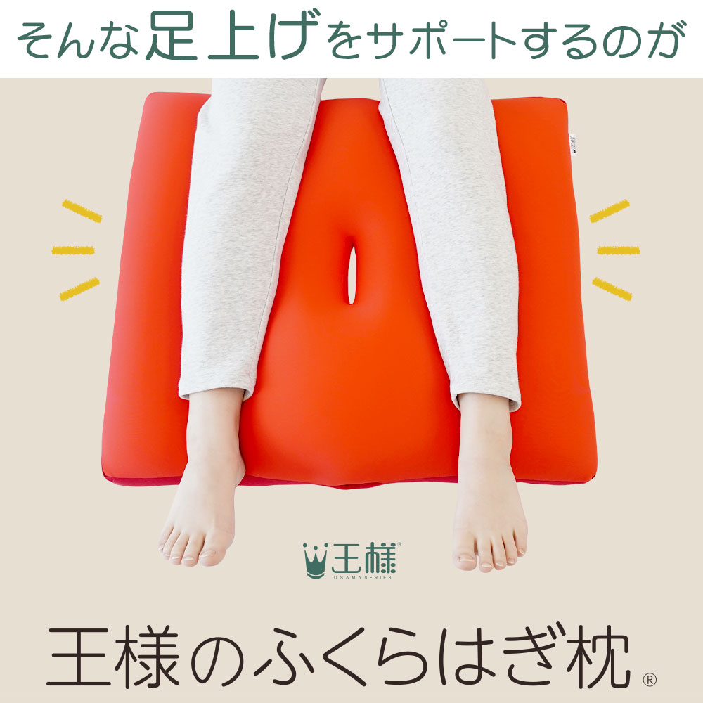 王様のふくらはぎ枕 （足を乗せるだけでゆったりリラックスできる癒しのふくらはぎ枕） 