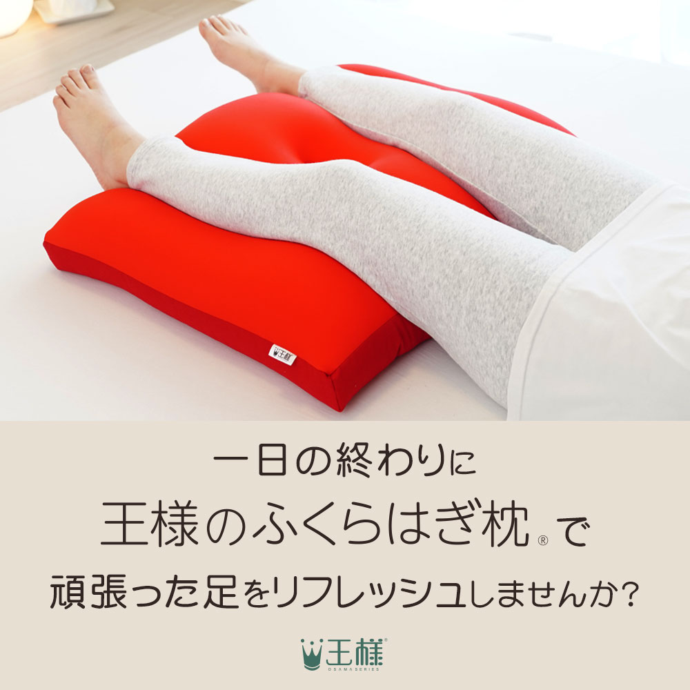 王様のふくらはぎ枕 （足を乗せるだけでゆったりリラックスできる癒しのふくらはぎ枕） 