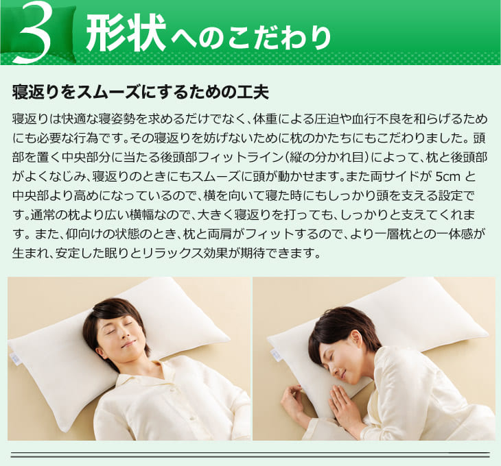 枕 枕博士が考えた枕 ナチュラルブレス レギュラータイプ 枕のプロが開発した、寝返りを打ってもゆとりのあるワイドサイズの安眠枕 