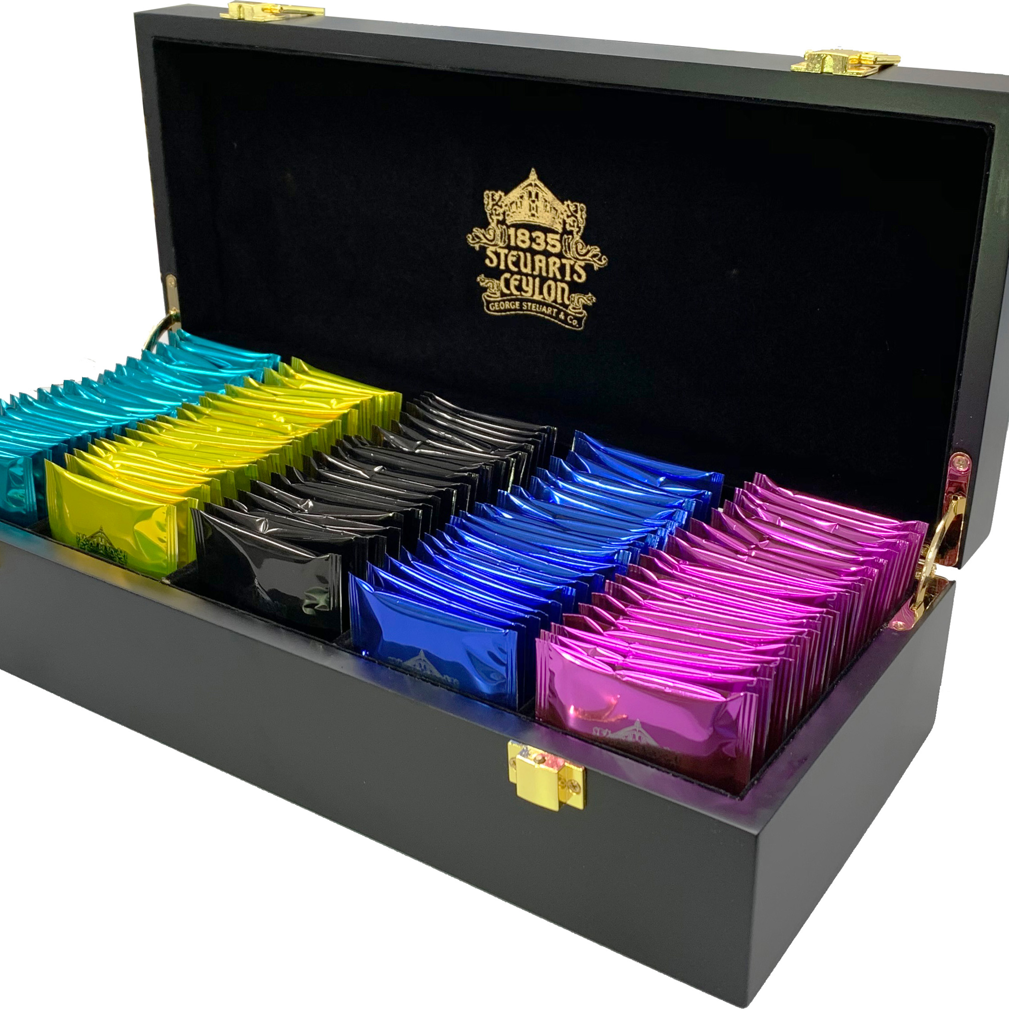 【ファーストクラスで採用された紅茶】【木箱入り】George Steuart Tea 20個×5種