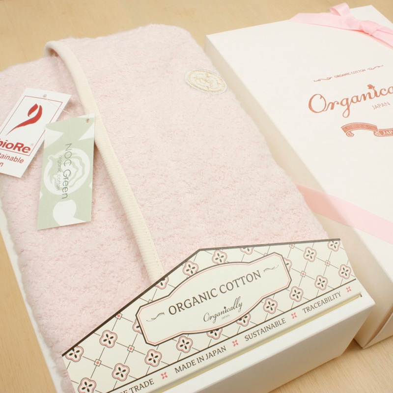 【Organically】名入れ カラードルマンバスローブ