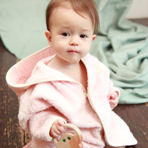 【Organically】名入れ カラードルマンバスローブ