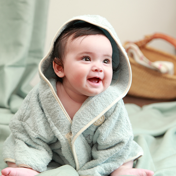 【Organically】名入れ カラードルマンバスローブ