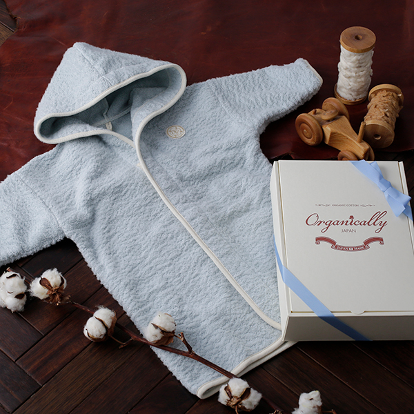 【Organically】名入れ カラードルマンバスローブ