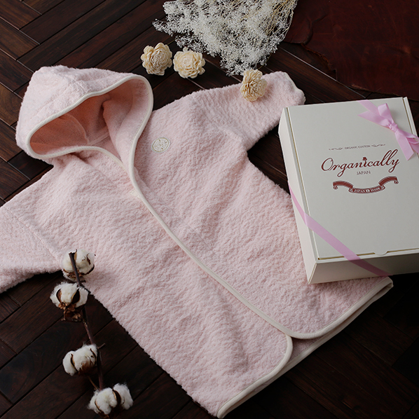 【Organically】名入れ カラードルマンバスローブ