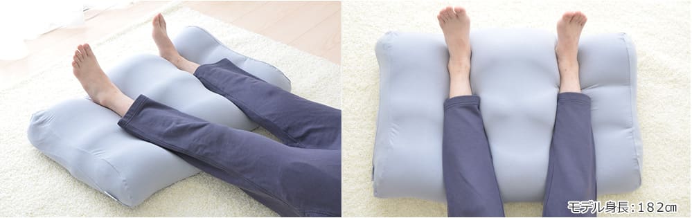 足枕 ディノス企画 癒やしの ふくらはぎ 枕 ワイドタイプ ふくらはぎからかかとまでモチモチの感触で包み込んでくれる足枕 