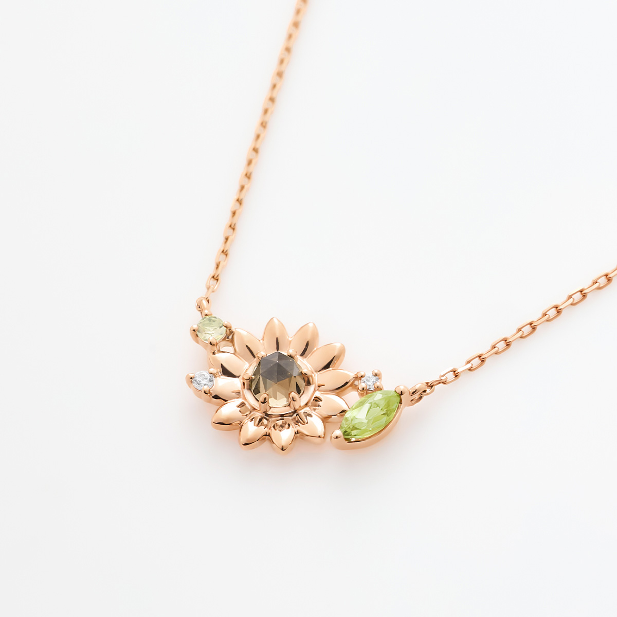 【ぱっつィ出品】CANAL 4℃ 8月誕生花 向日葵 ネックレス 8月誕生花】シルバー ひまわり 向日葵 ネックレス | CANAL 4℃（カナル