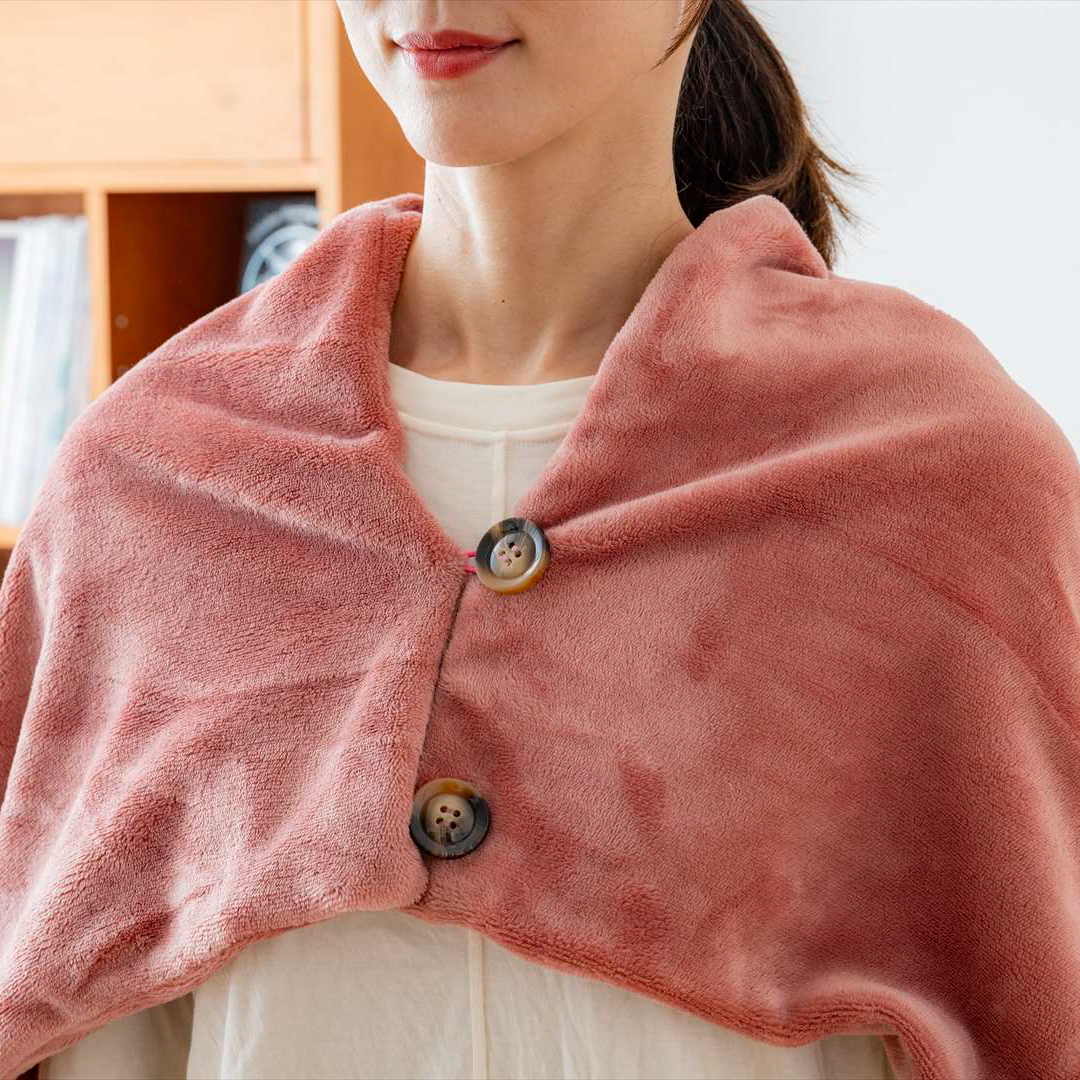 USBぽかぽかブランケット（ピンクorブラウン）