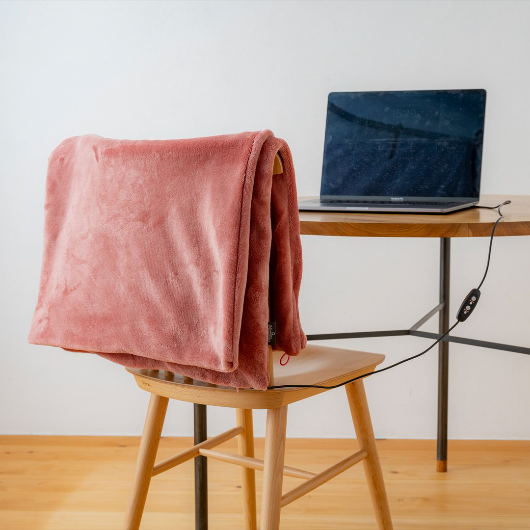 USBぽかぽかブランケット（ピンクorブラウン）
