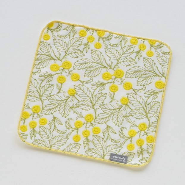 エンブロイダリー刺繍ハンカチタオル