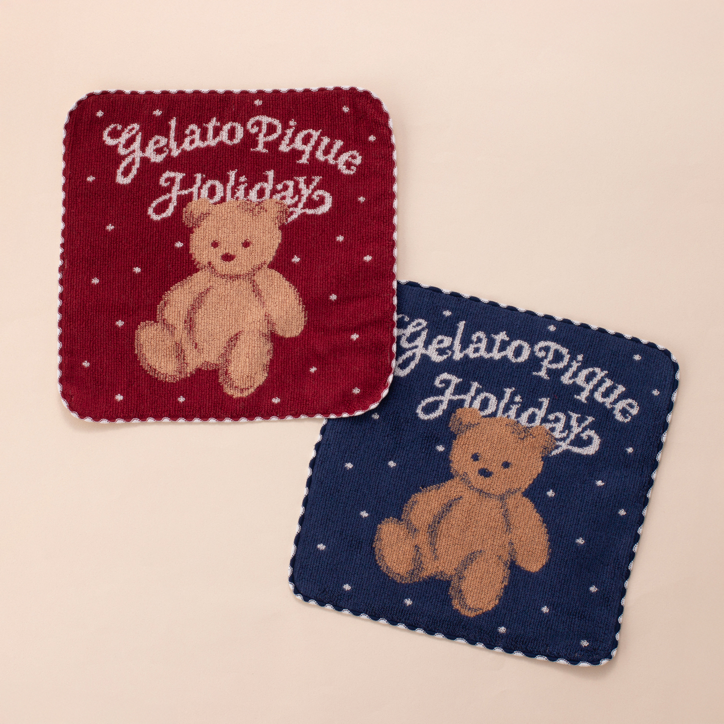 WOMEN】【HOLIDAY】ベアハンドタオル | gelato pique（ジェラートピケ