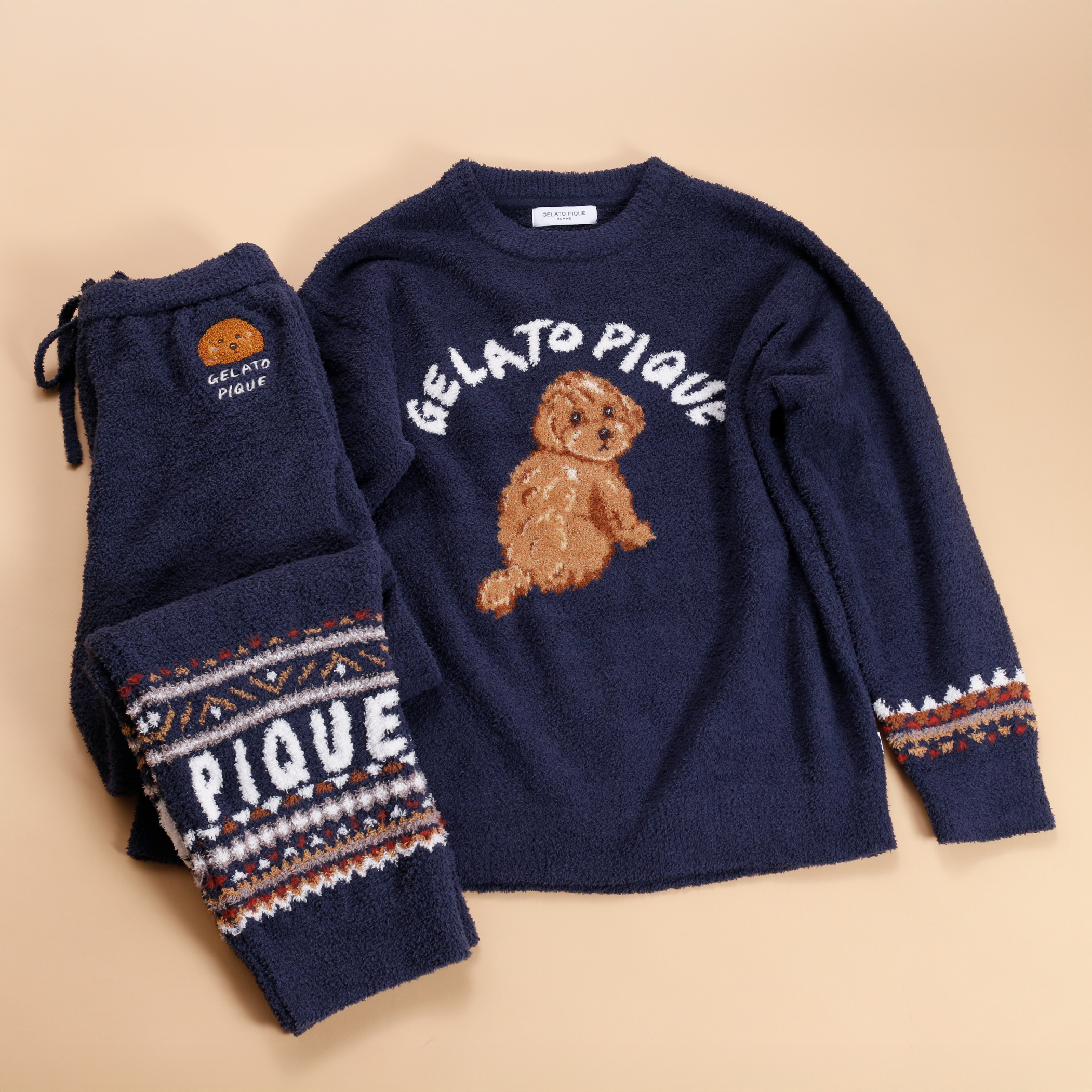 【HOMME】パウダーDOG JQDプルオーバー＆パウダーノルディックロングパンツ