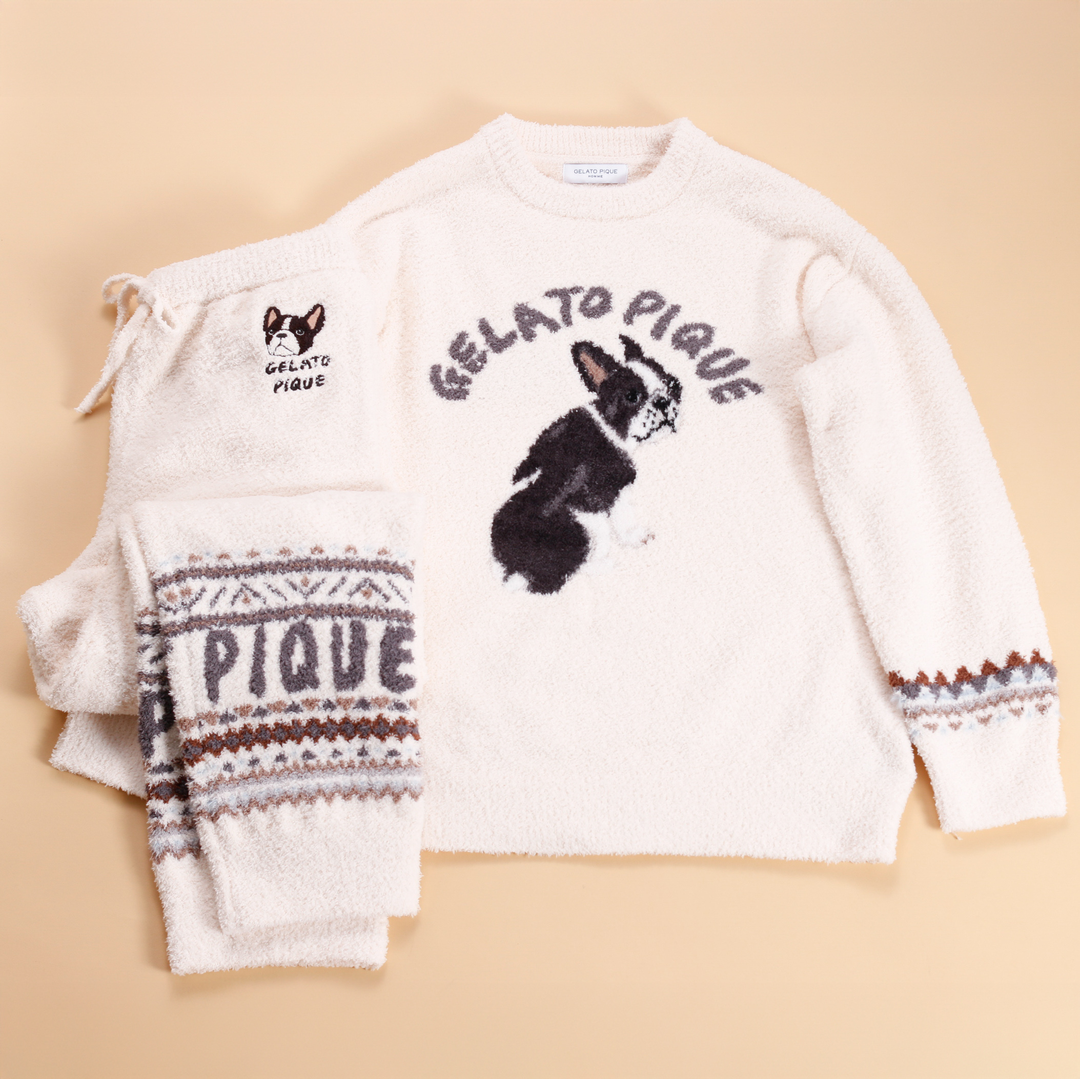 【HOMME】パウダーDOG JQDプルオーバー＆パウダーノルディックロングパンツ