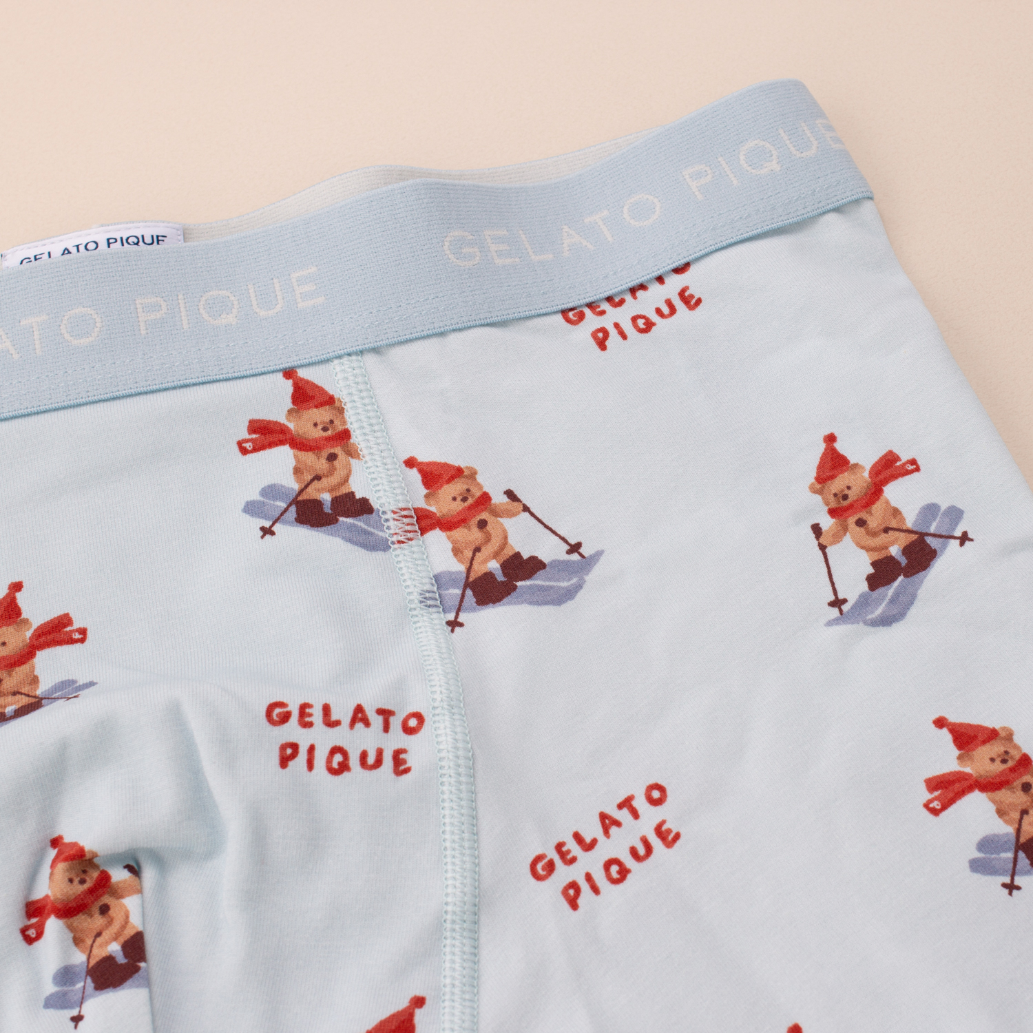 【HOMME】【HOLIDAY】ベア柄アンダーウェア2枚セット