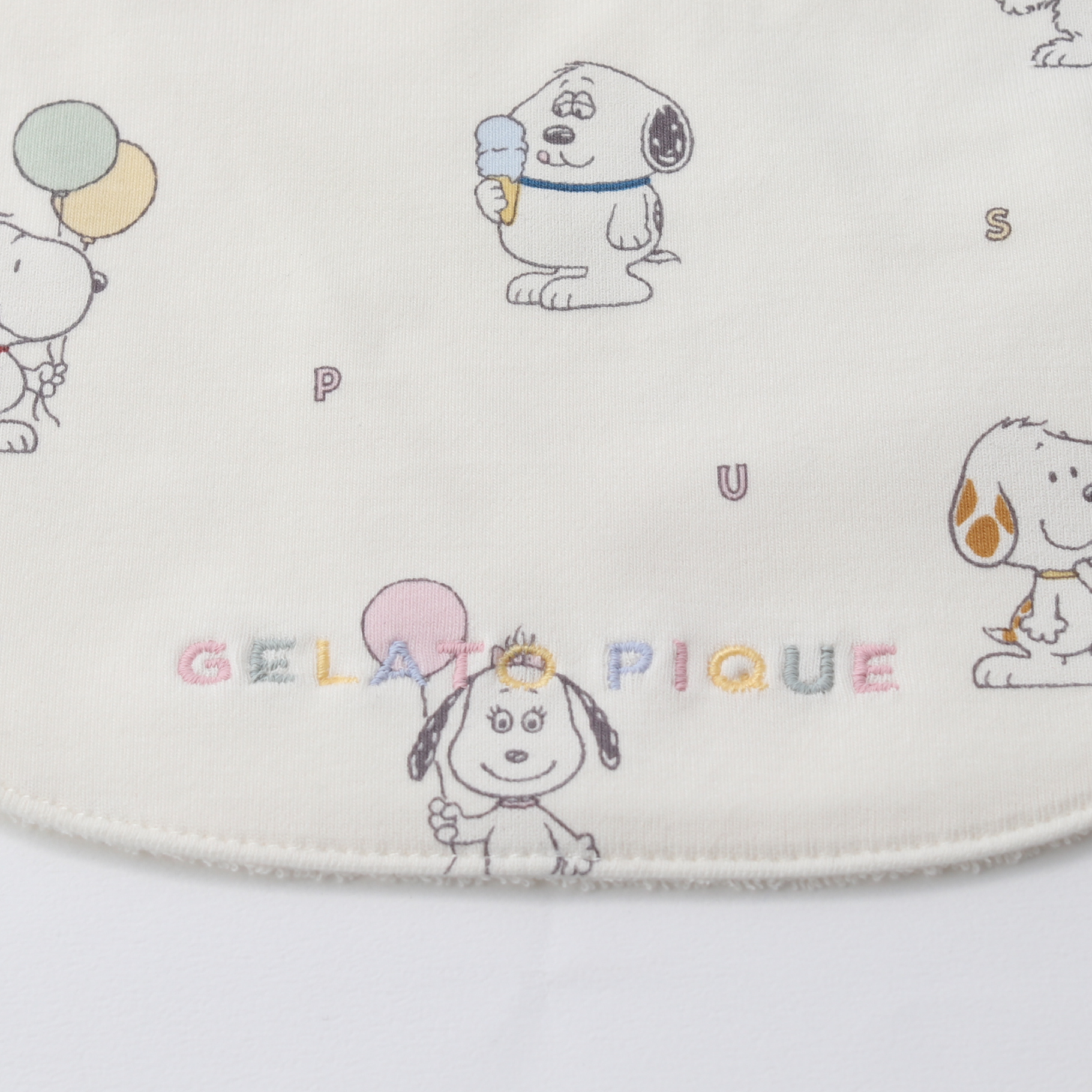 【BABY】【PEANUTS PUPPIES】トイボックス柄スタイ＆スヌーピーソックス