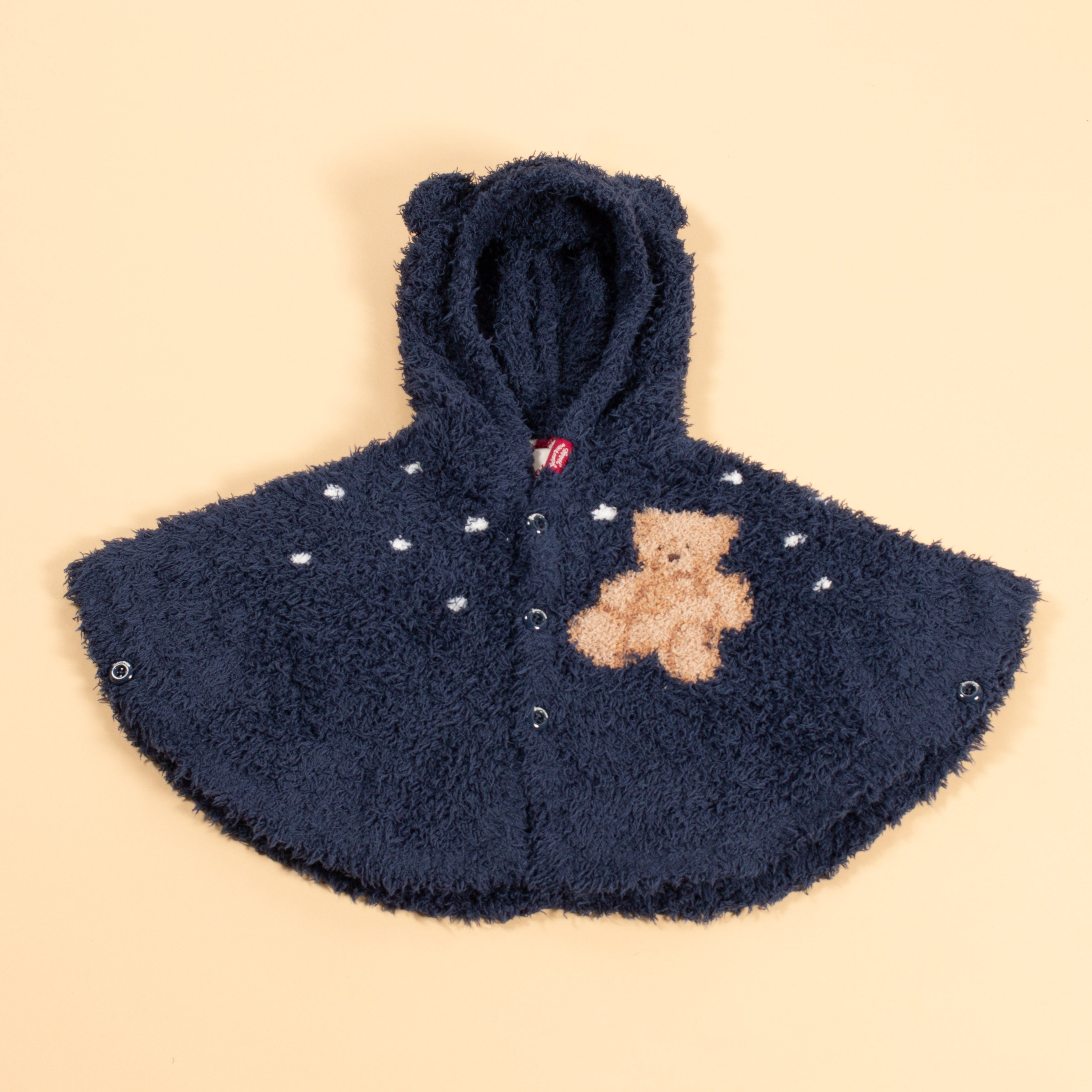 【BABY】【HOLIDAY】ジェラートスノーベアJQDポンチョ