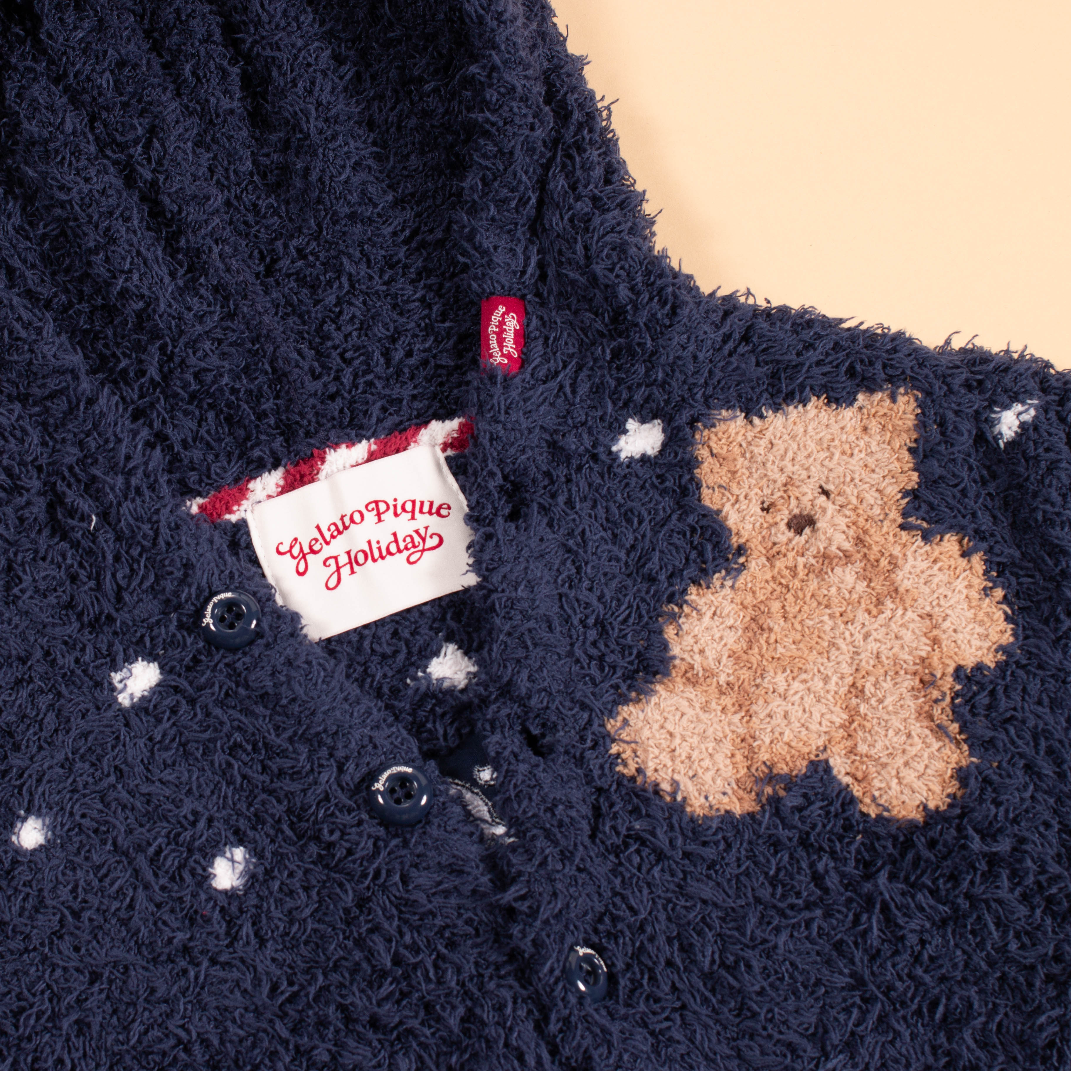 【BABY】【HOLIDAY】ジェラートスノーベアJQDポンチョ