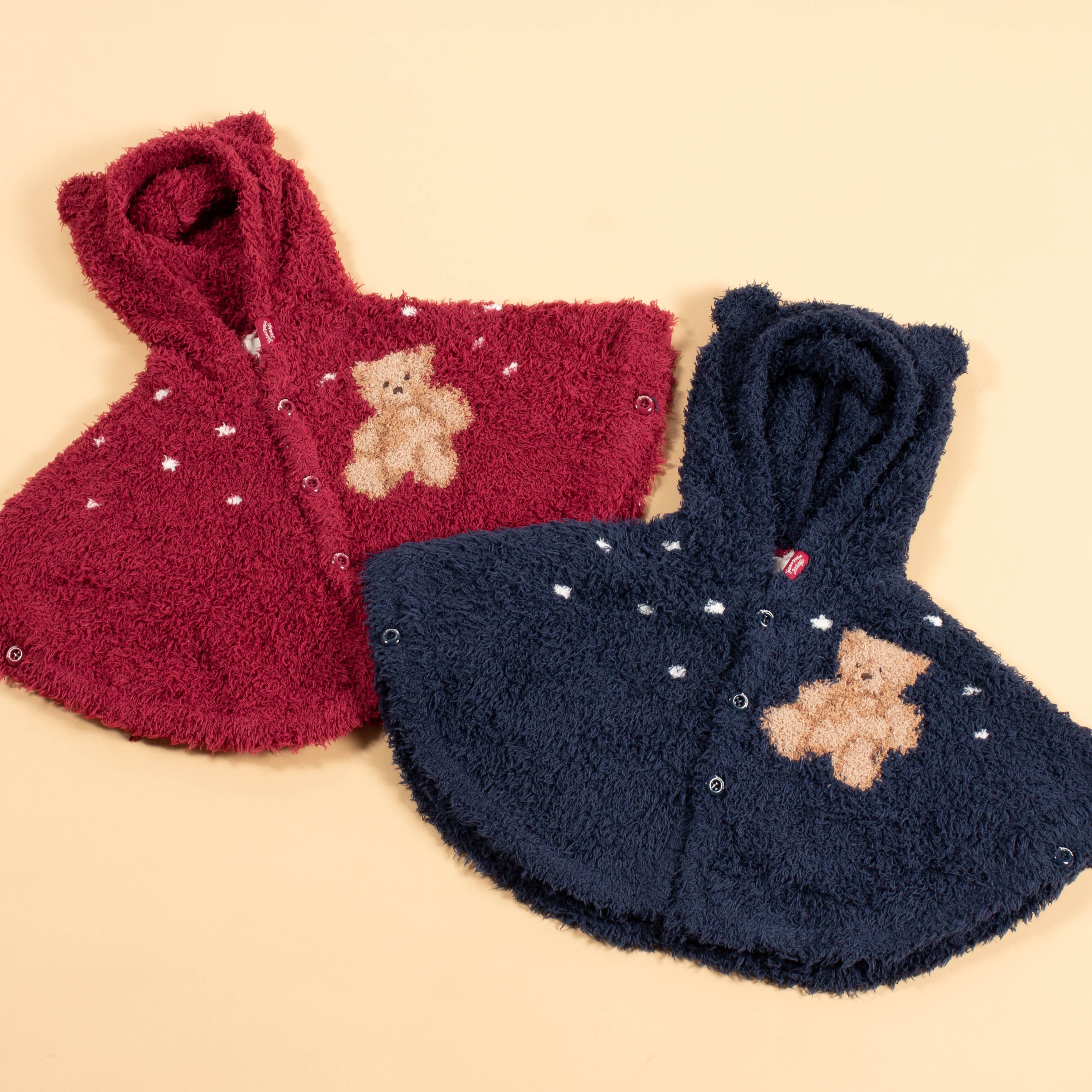 【BABY】【HOLIDAY】ジェラートスノーベアJQDポンチョ