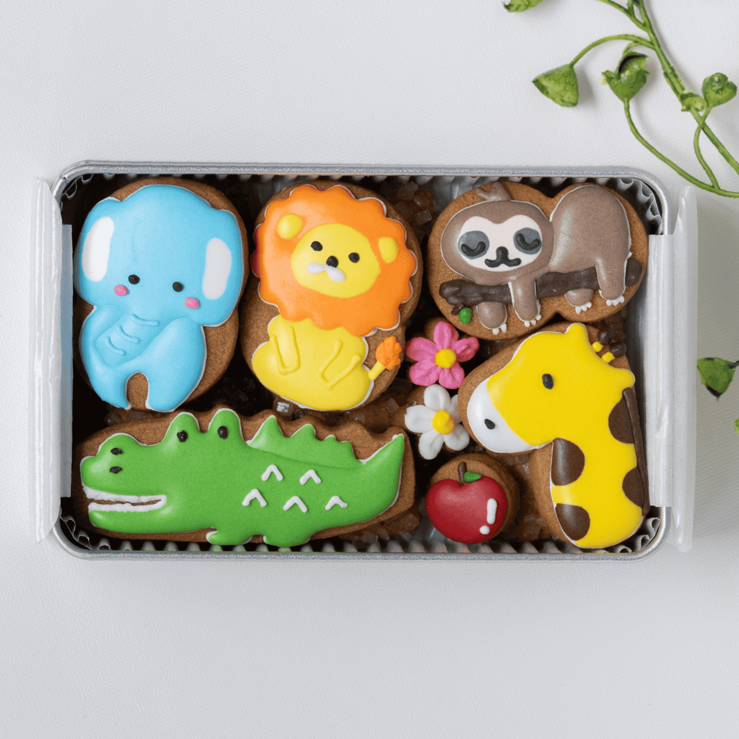 カラフルで可愛い（どうぶつver）アイシングクッキー＆ザクザク
