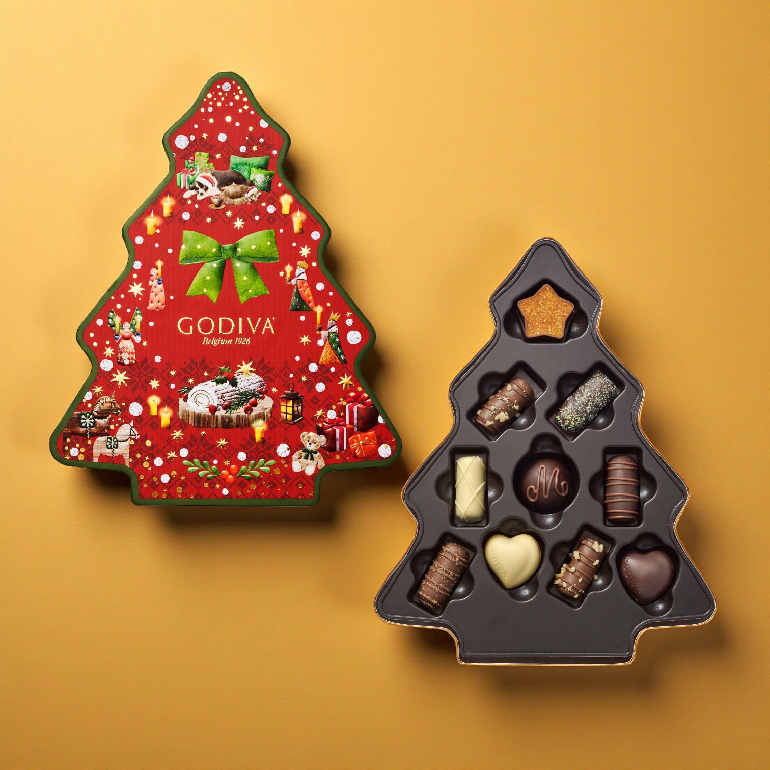 ゴディバ ブッシュ ド ノエル ツリー セレクション 10粒入