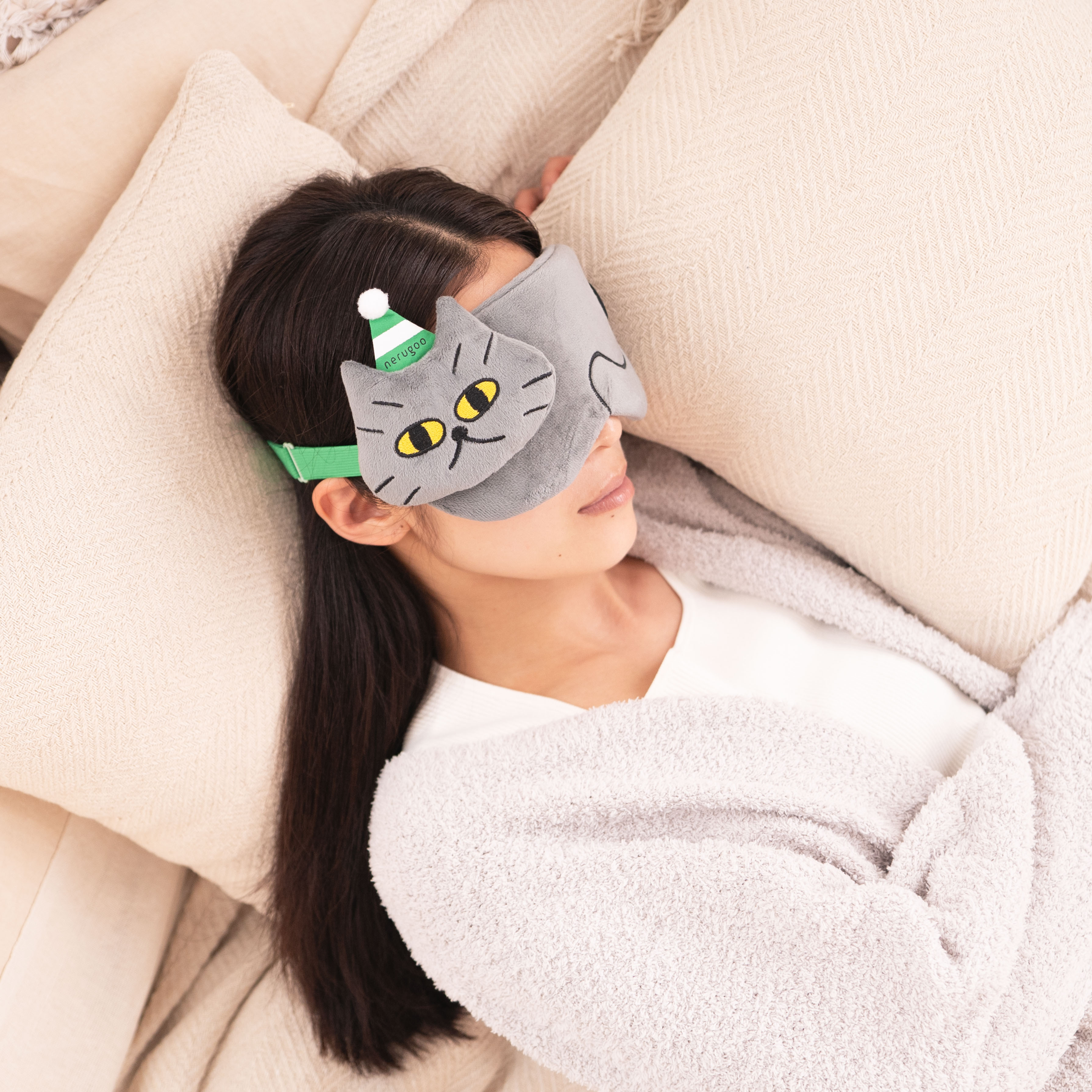 ネコ型充電式コードレスホットアイマスク＜NEKO＞