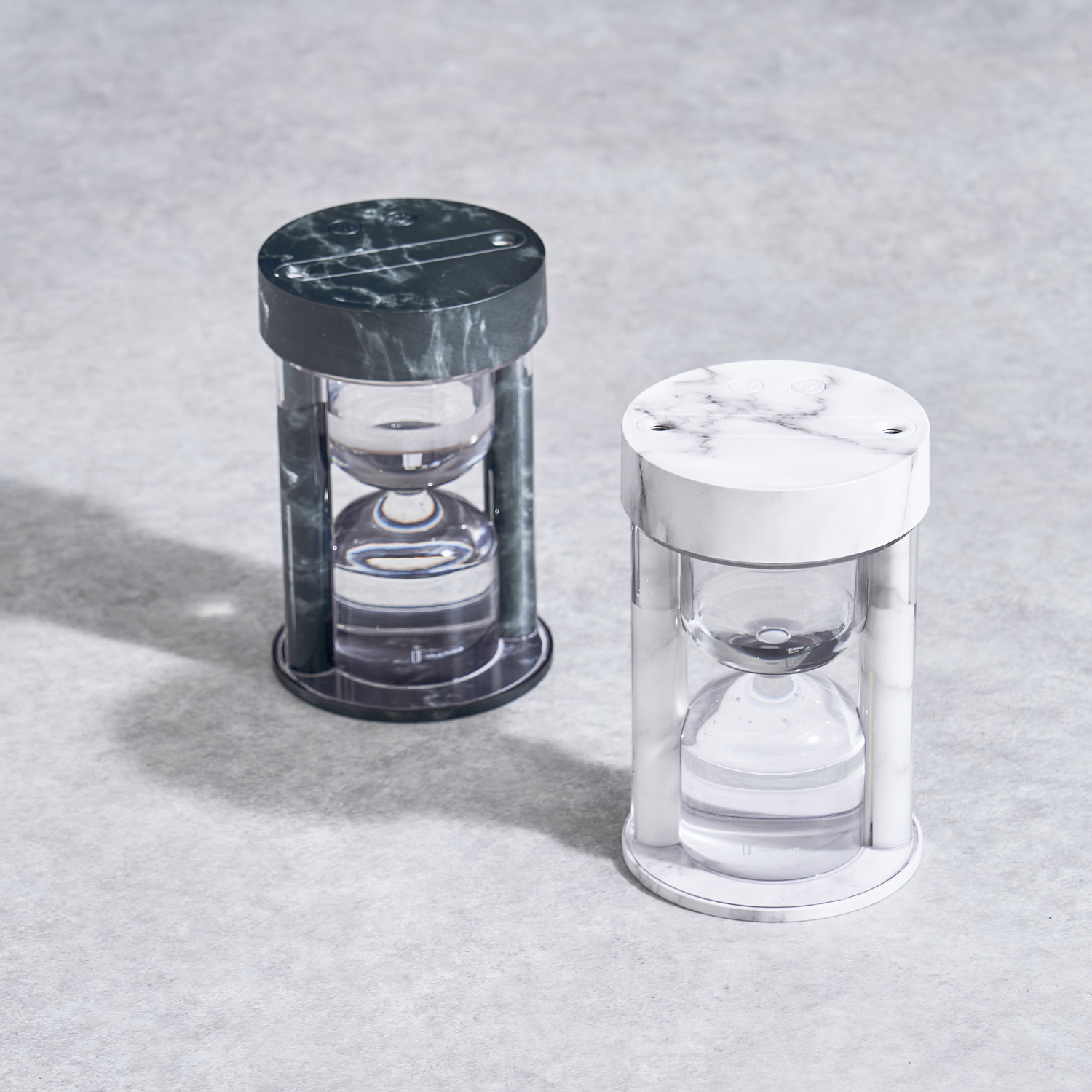 砂時計型コードレス加湿器 ライト機能付