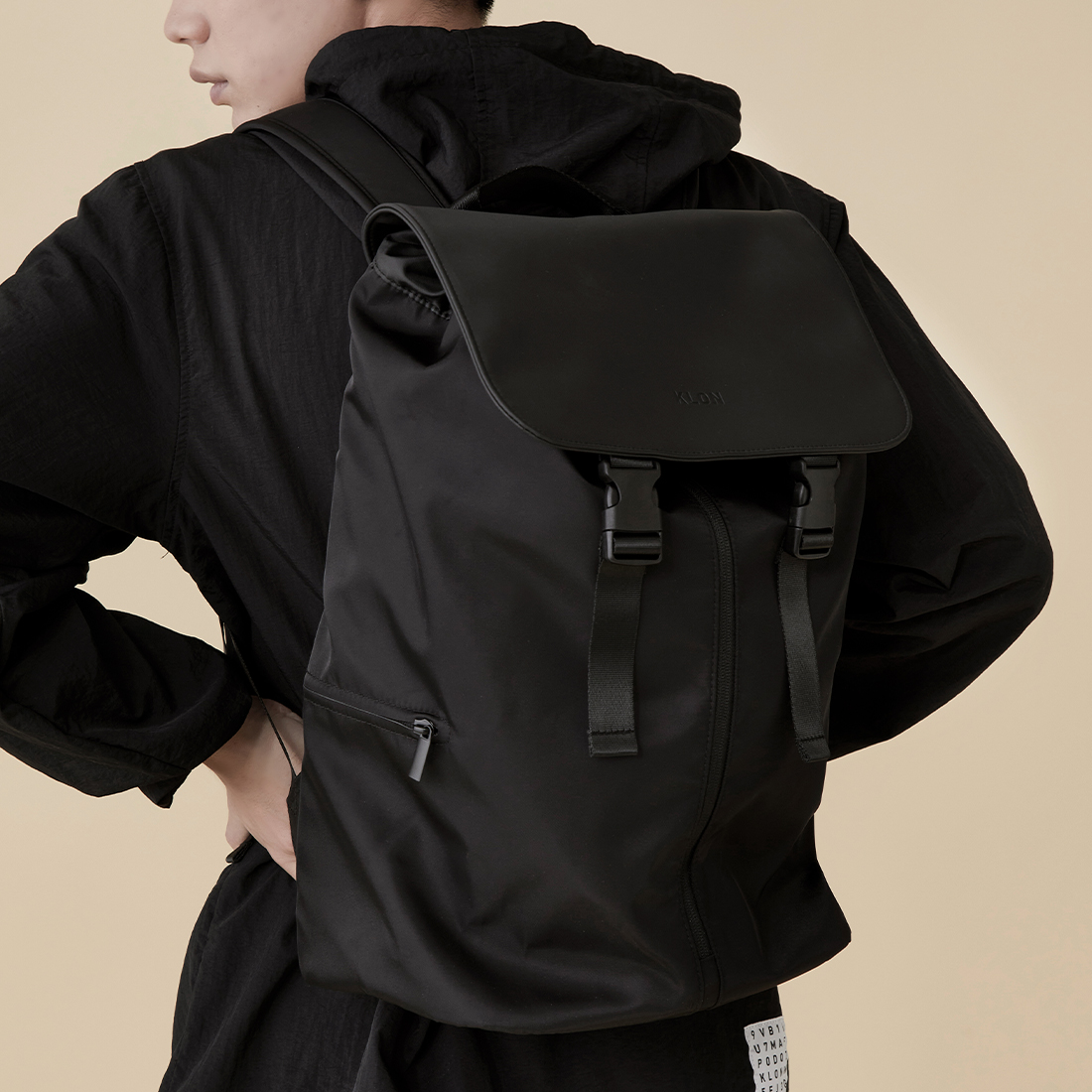 KLON MATTE COATED RUCK SACK-ACT