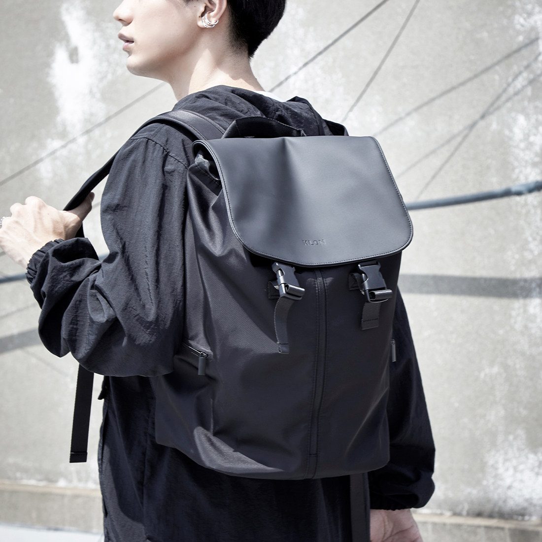 KLON MATTE COATED RUCK SACK-ACT