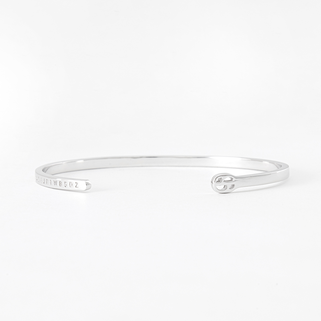 【ユニセックス】KLON BANGLE SERIAL 96 SILVER