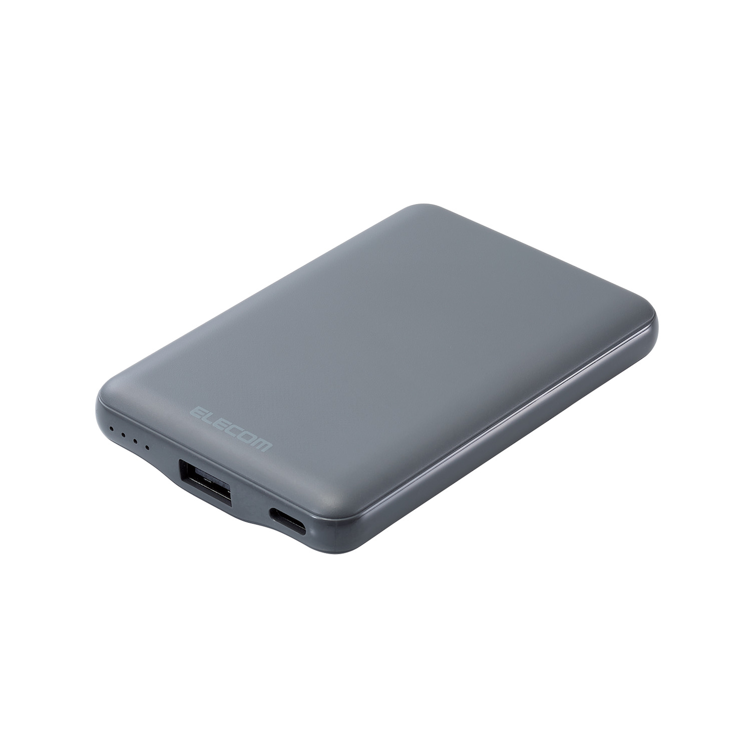 【全6色】薄型コンパクトモバイルバッテリー（5000mAh/3A/type-C×1+type-A×1）