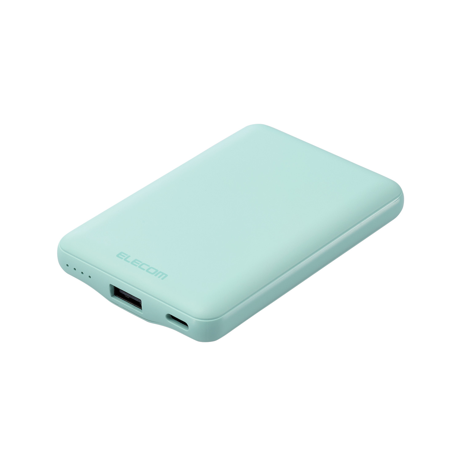 【全6色】薄型コンパクトモバイルバッテリー（5000mAh/3A/type-C×1+type-A×1）