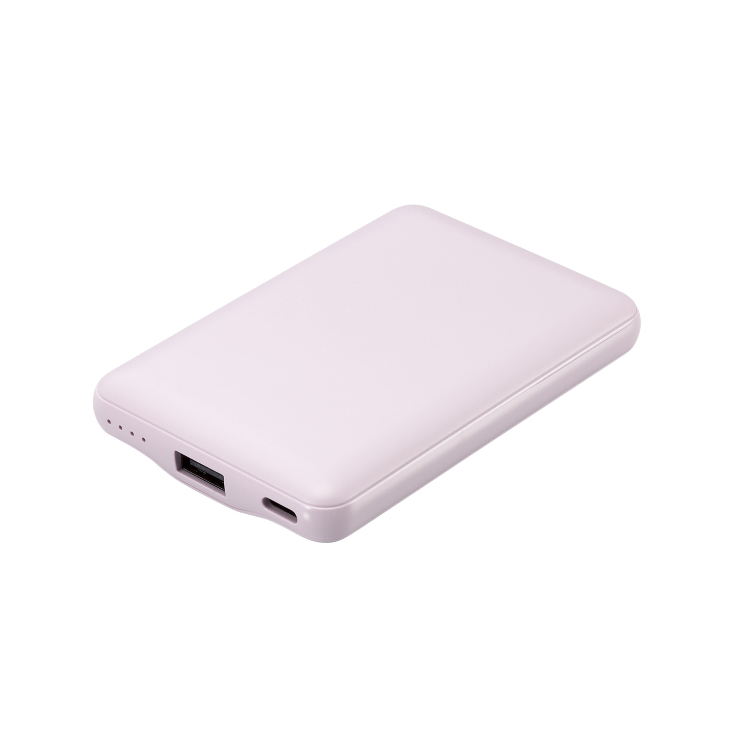 【全6色】薄型コンパクトモバイルバッテリー（5000mAh/3A/type-C×1+type-A×1）