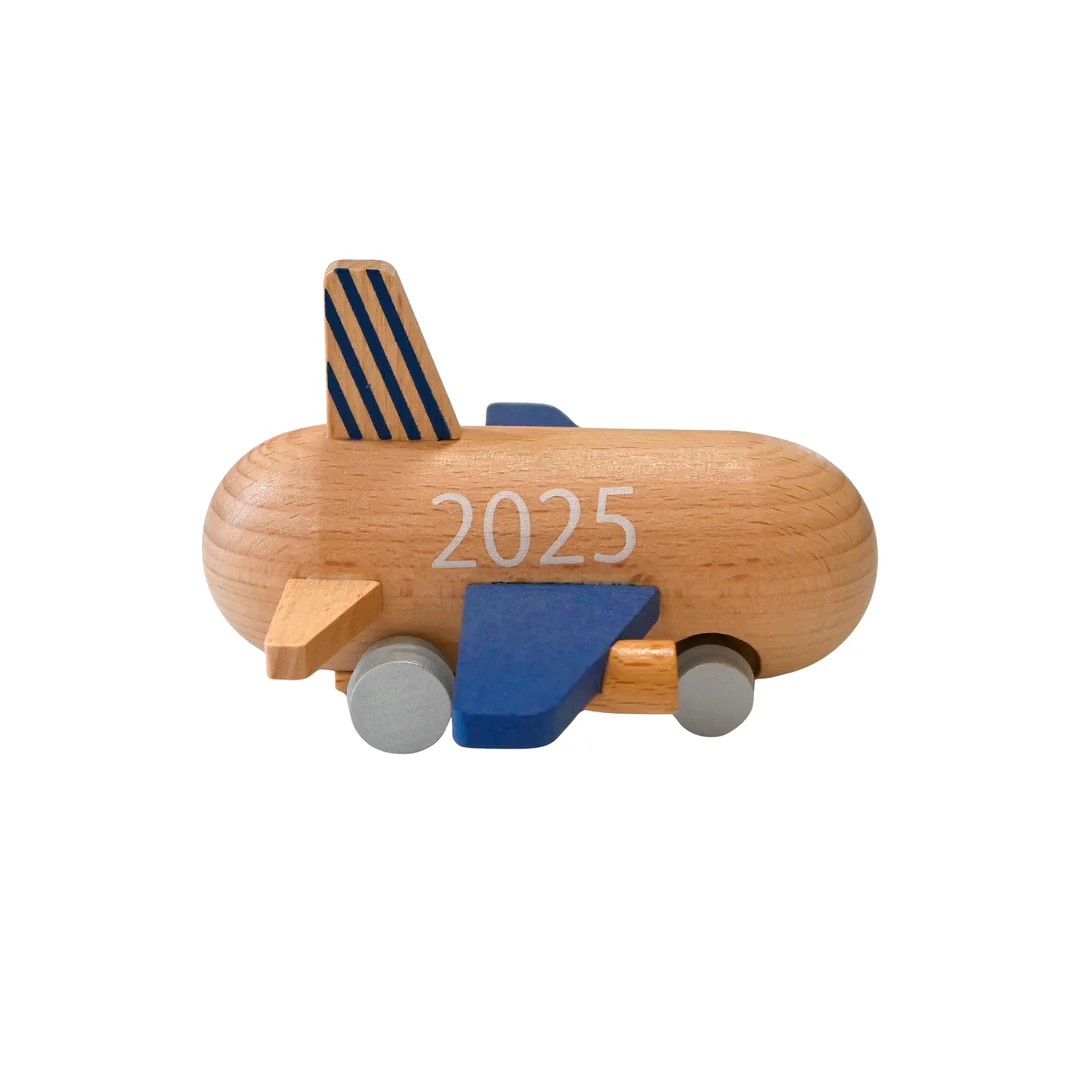 2025年号入りmini jet付クリスマスおむつケーキ２段