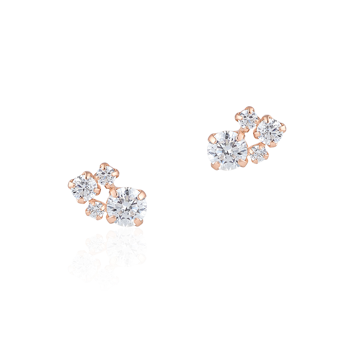 【Winter Limited】 K10ピンクゴールド ピアス