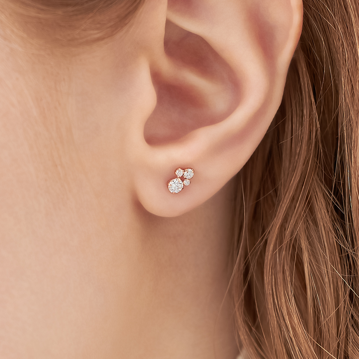 【Winter Limited】 K10ピンクゴールド ピアス