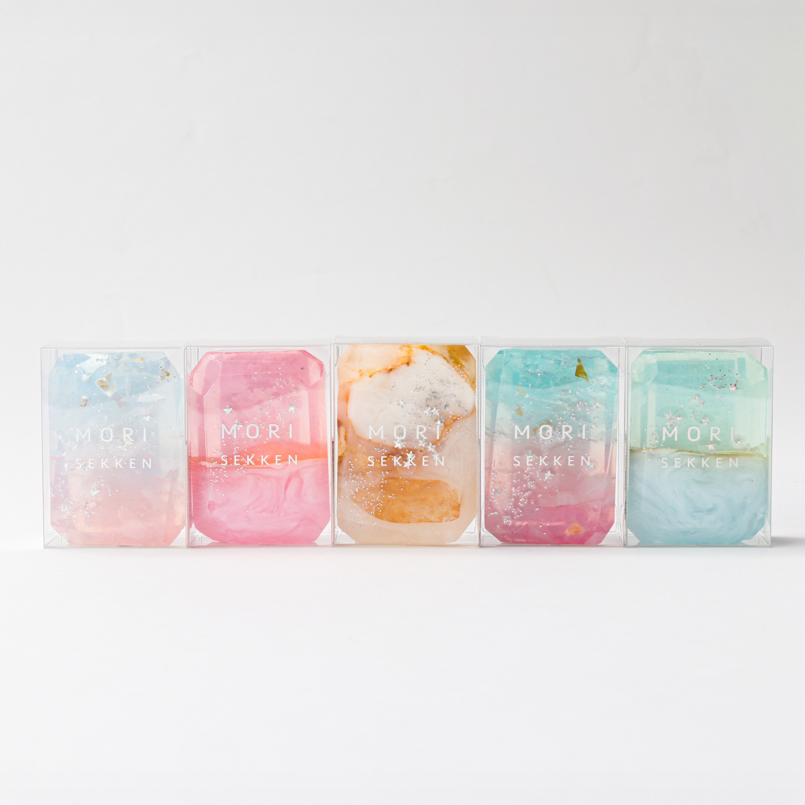 《MARK'S×森石鹸》まるで天然石のような宝石石鹸 -Winter- 2個セット