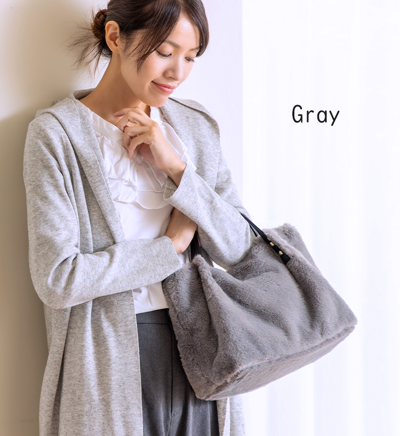 【2wayで使える ふわもこファー】 ショルダーバッグ レディース トート バッグ 誕生日 クリスマス プレゼント 304