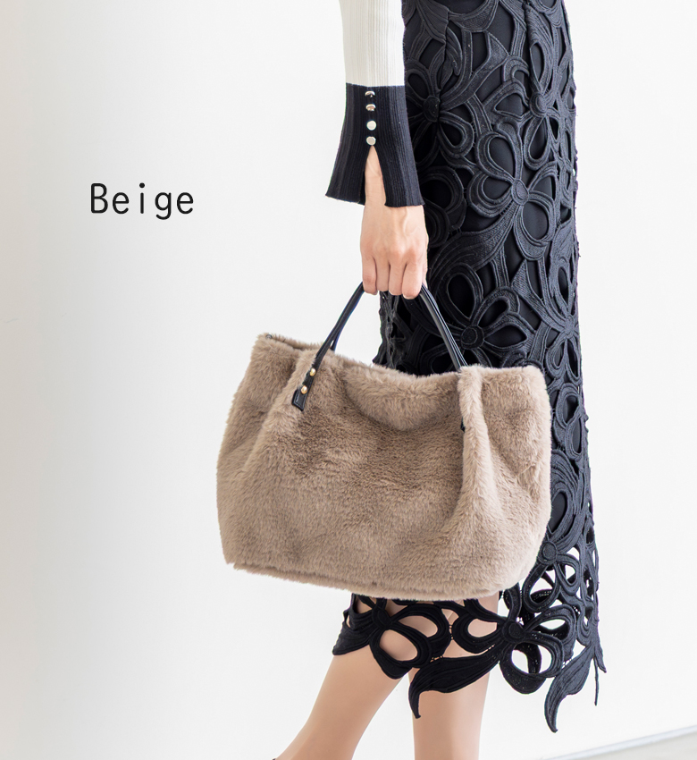 【2wayで使える ふわもこファー】 ショルダーバッグ レディース トート バッグ 誕生日 クリスマス プレゼント 304