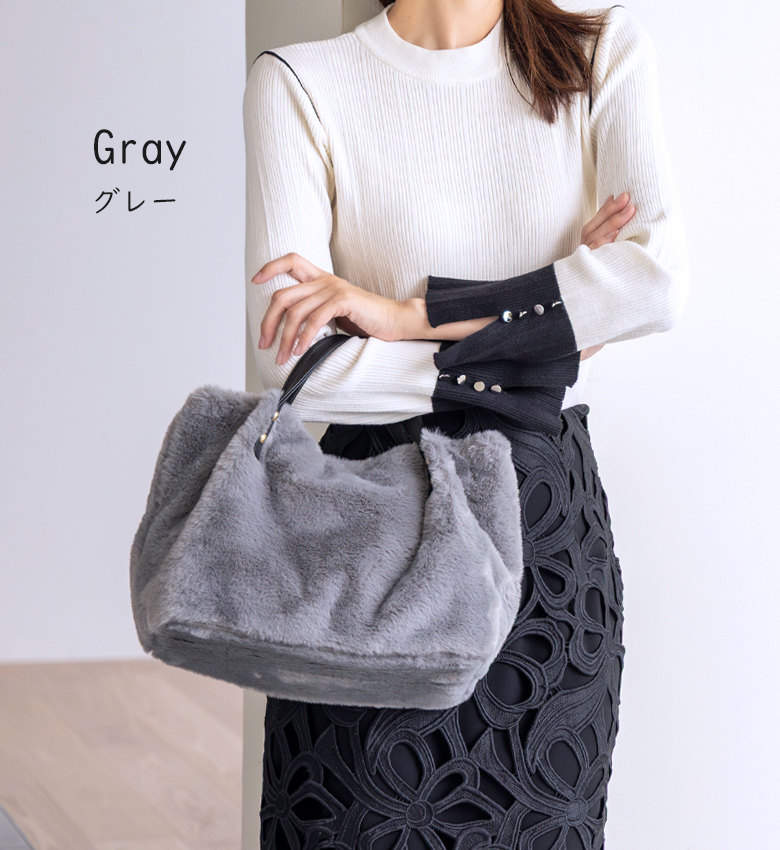 【2wayで使える ふわもこファー】 ショルダーバッグ レディース トート バッグ 誕生日 クリスマス プレゼント 304