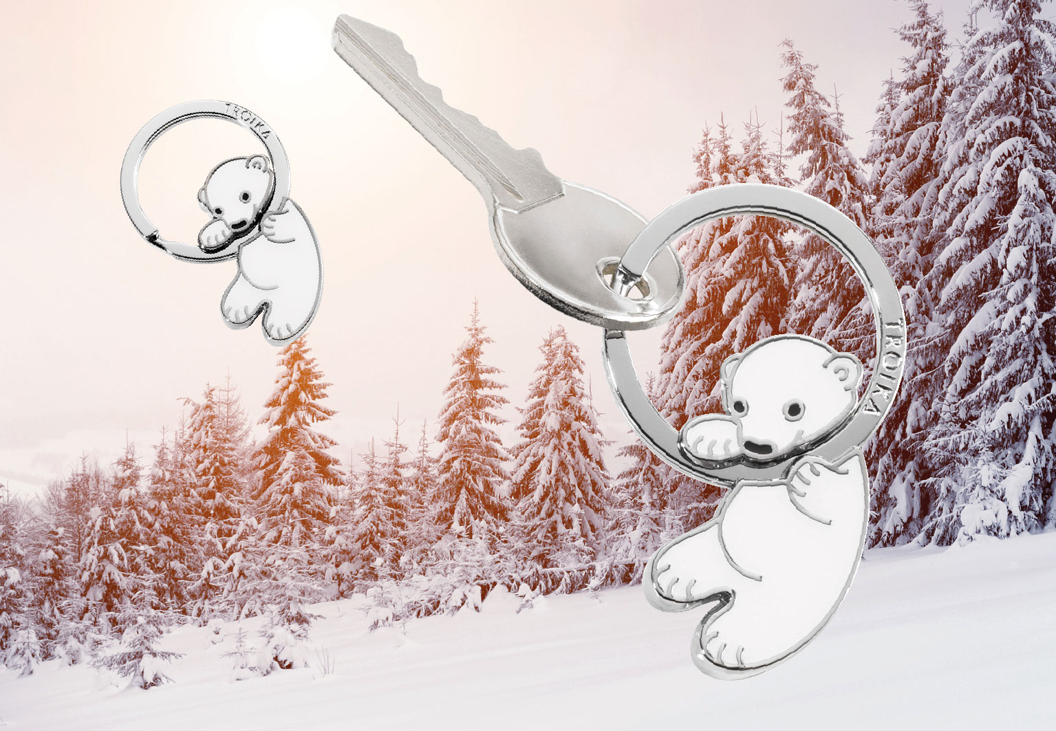 しろくまのキーリング POLAR BABY