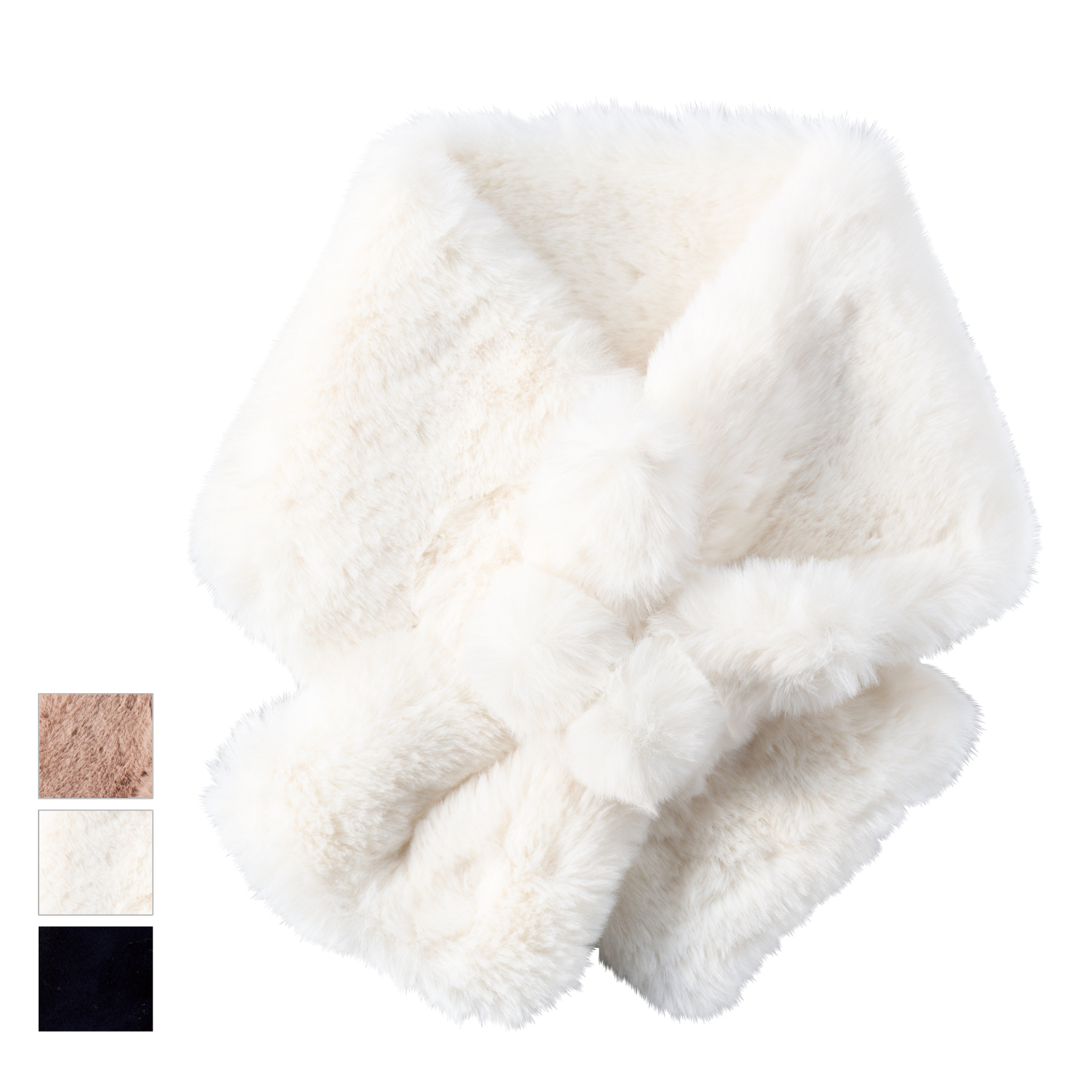 冬を暖かく過ごすふわもこセット｜マフラー＋イヤーマフ | estaa