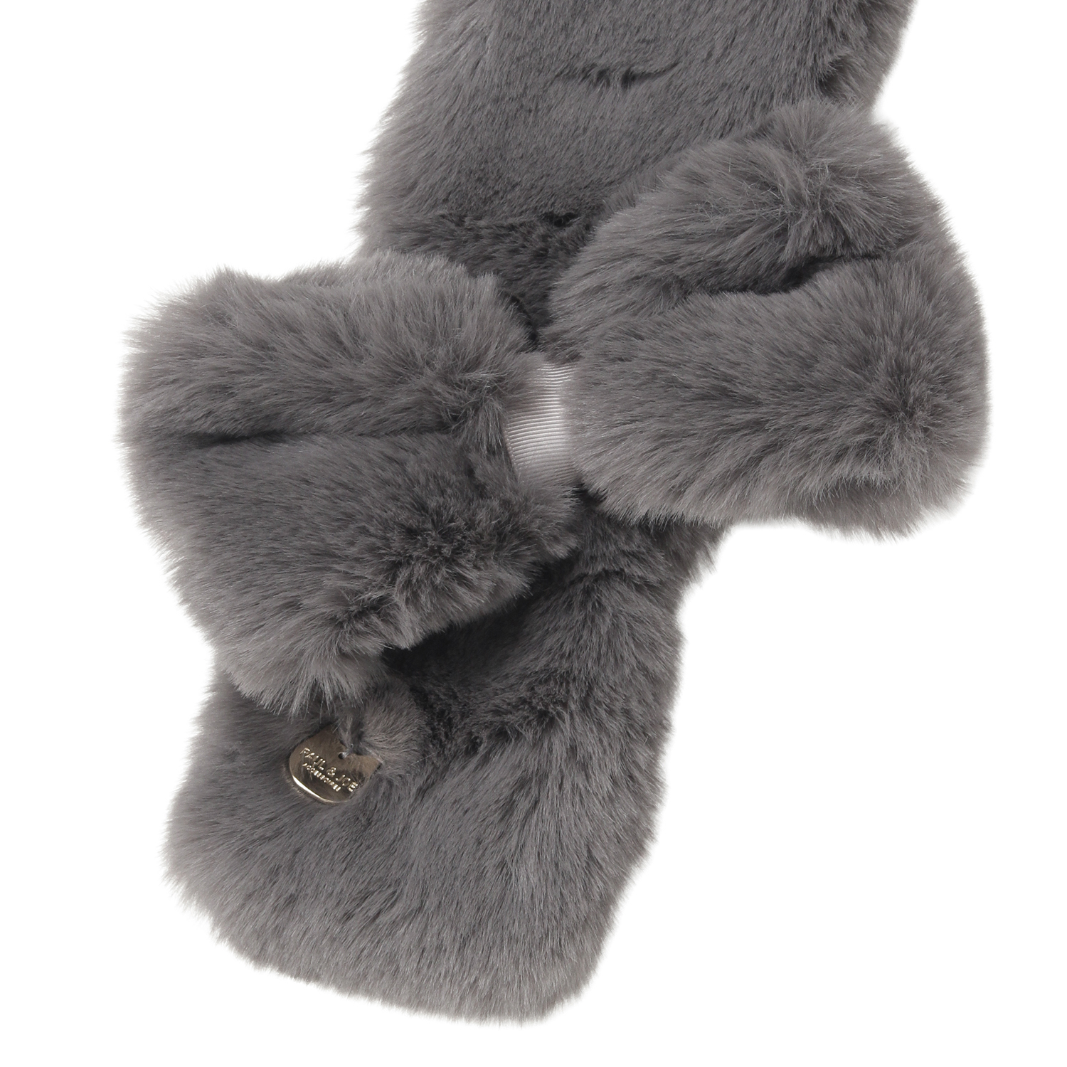 フェイクファーリボンマフラー