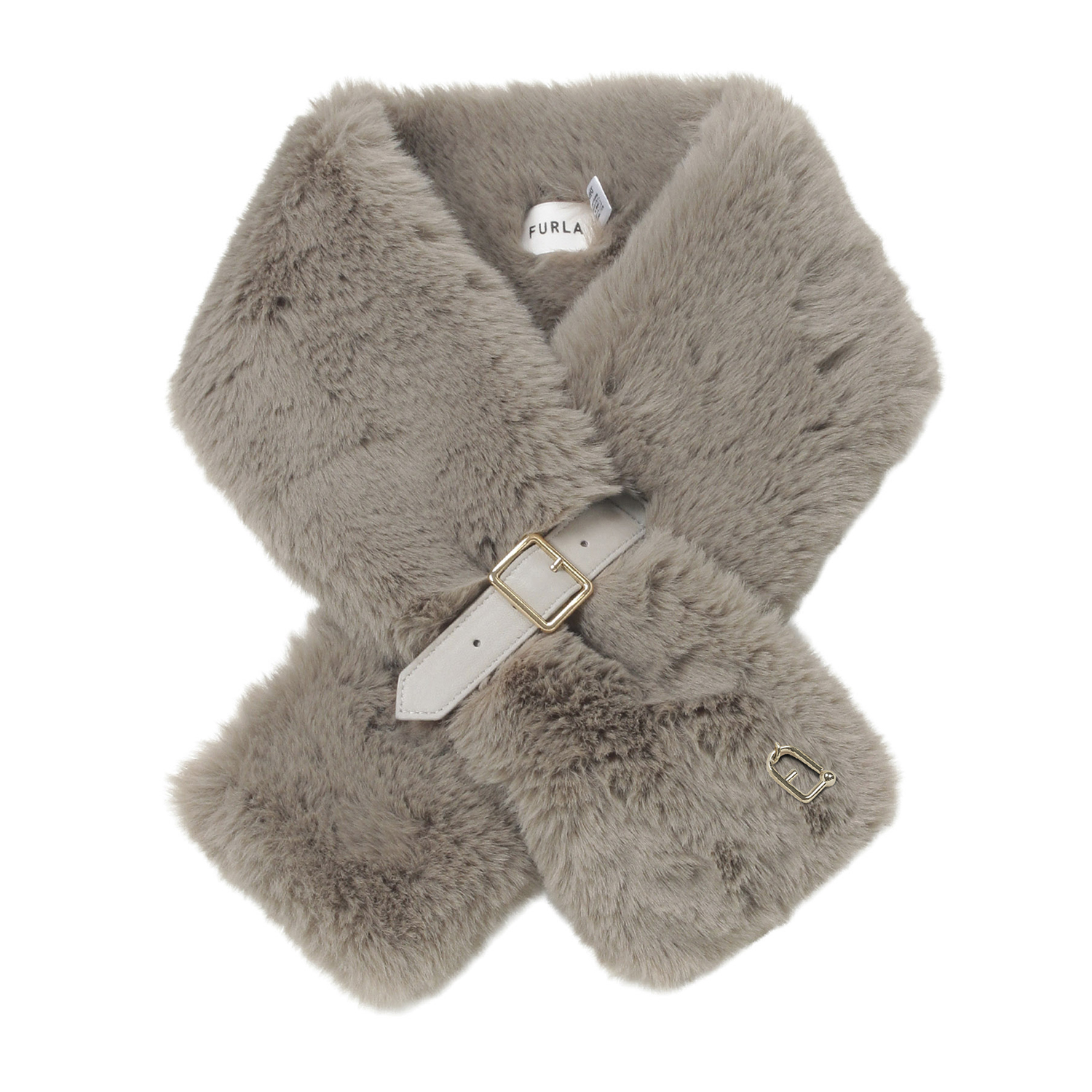 全4色＞ベルト付きフェイクファーマフラー【ブランドBOX付】 | FURLA