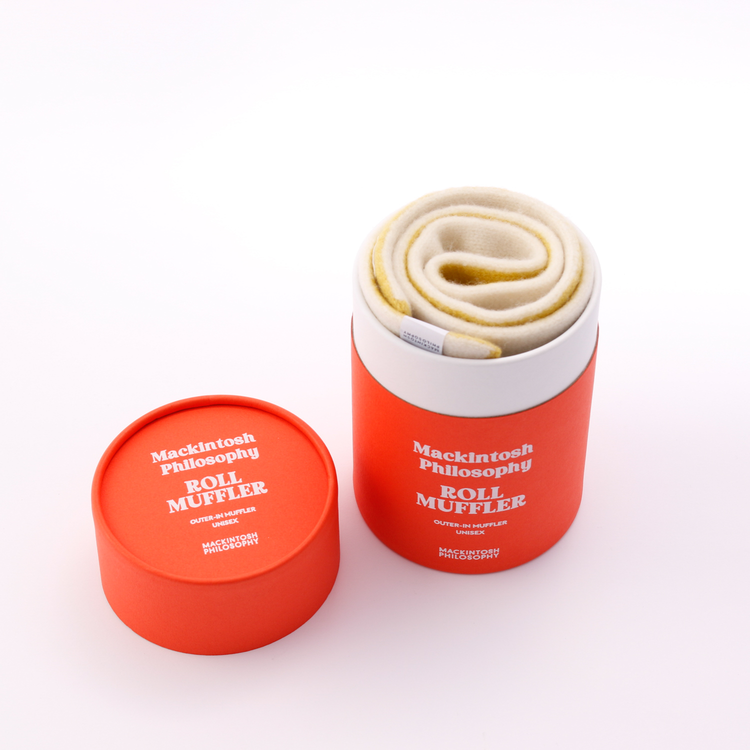 リバーシブルニットマフラー【ブランドBOX付】