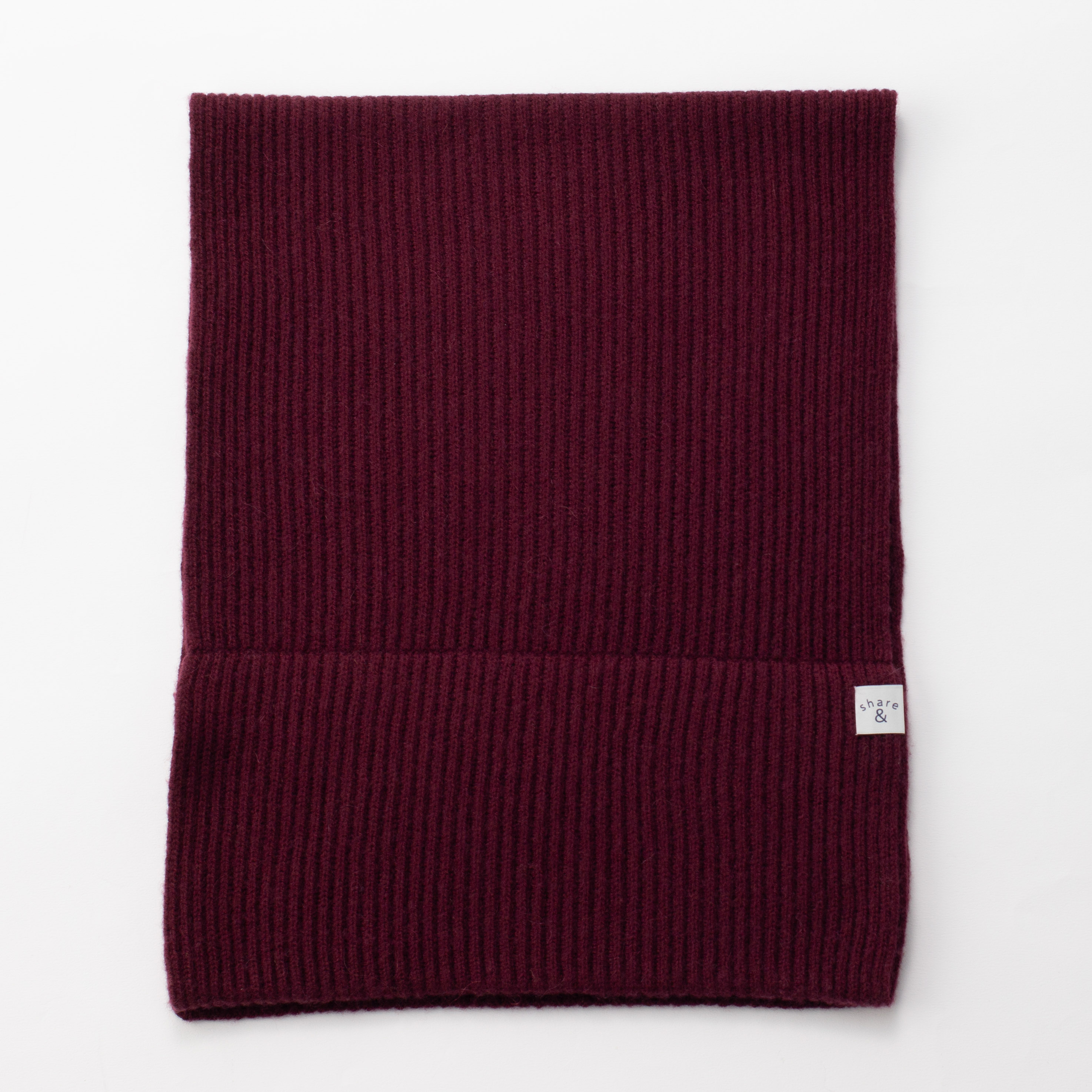 ウールカシミヤニットプチマフラー