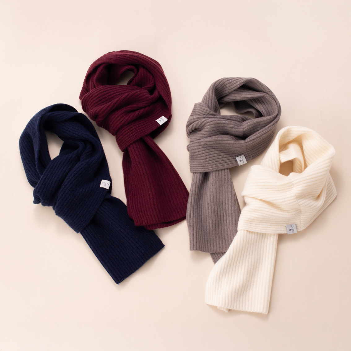 ウールカシミヤニットプチマフラー