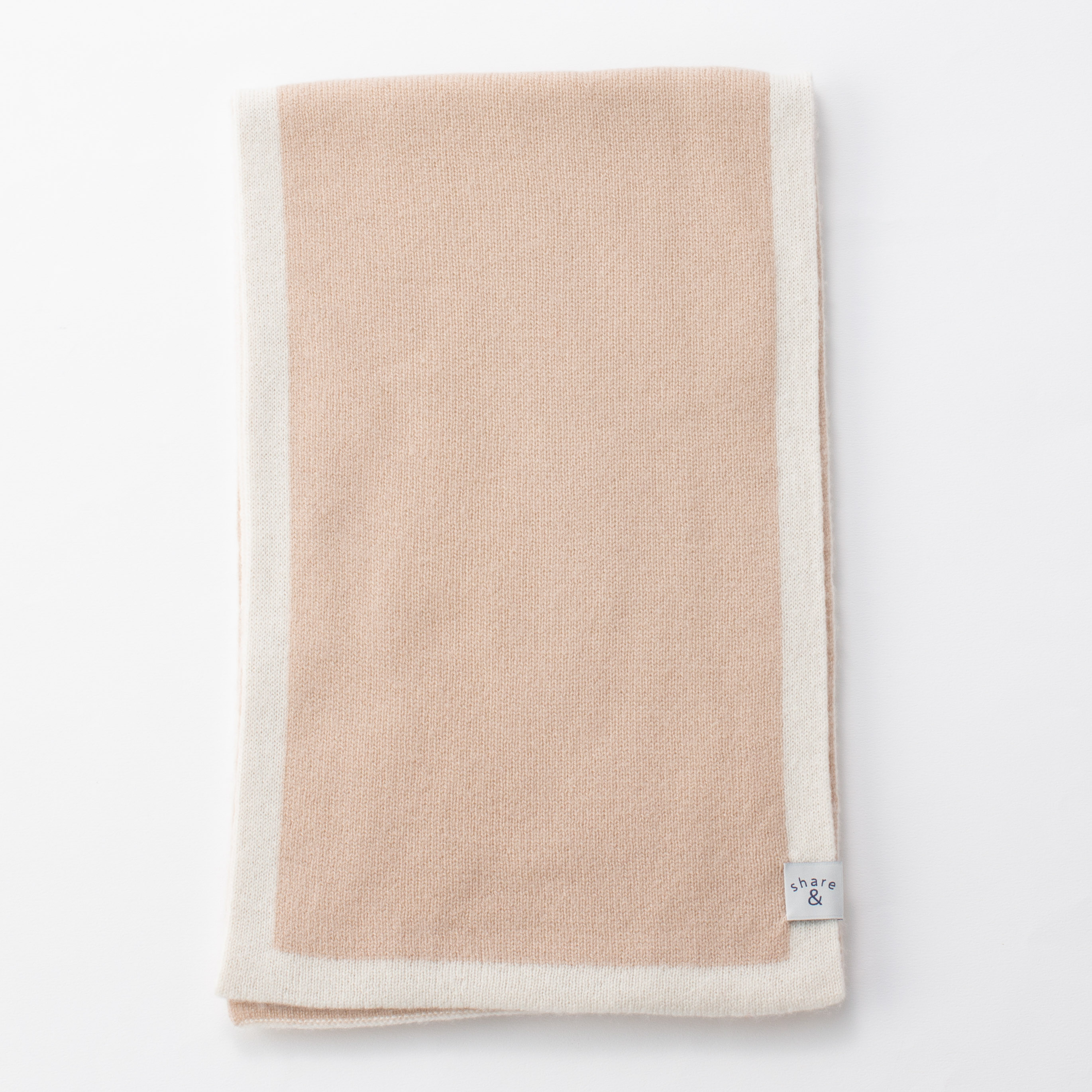 ウールカシミヤリバーシブルマフラー